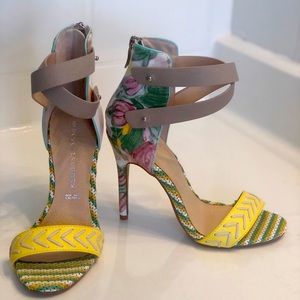 Chinese Laundry Mulit colored heels